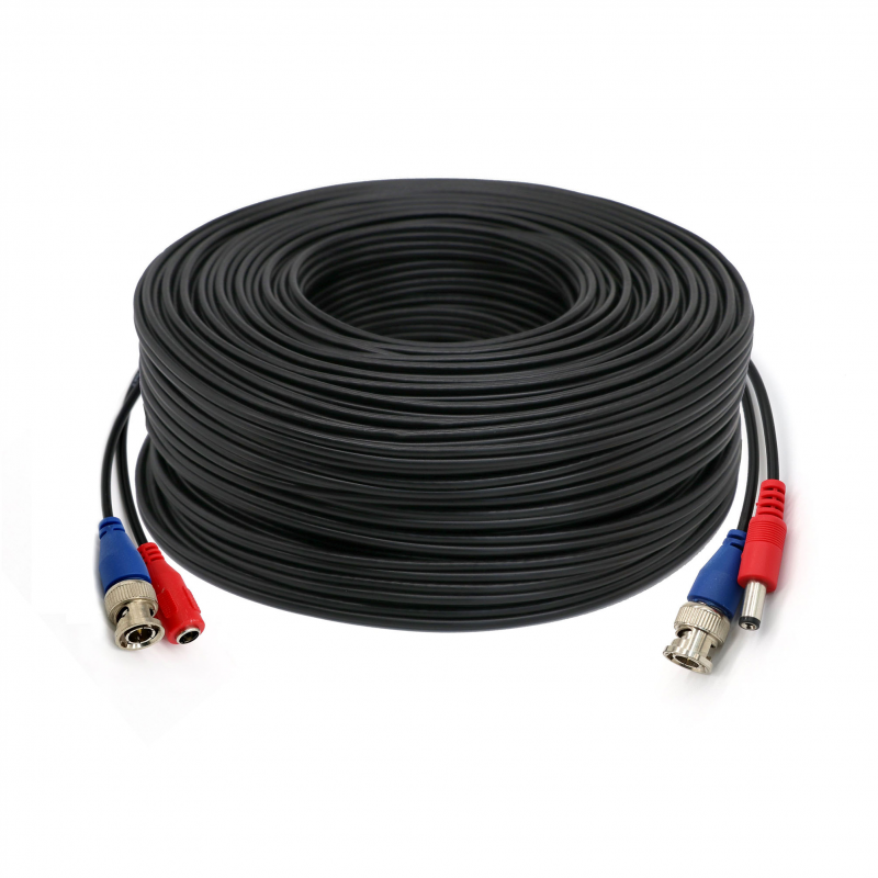 FSATECH VP-BD4K-xxM Siamese BNC+DC CCTV cable OD:3.5+4.2mm length: 1~100M
